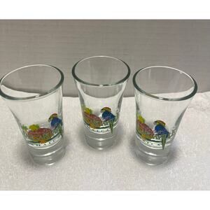 Jimmy Buffett's 3 Margaritaville Jamaica Mini Shooter Shot‎ Glass